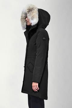 Chamarras Canada Goose Mujer México - Rossclair Abrigos Black Label Negros VR5623108